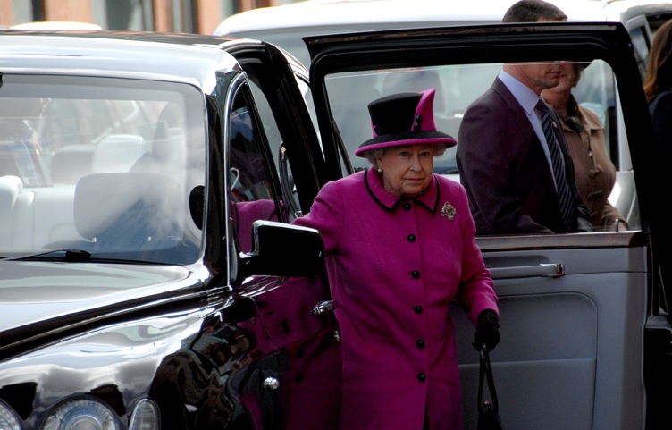 Queen visit to De Montfort University.